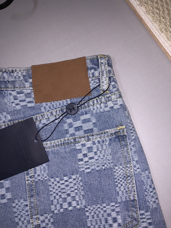 ブランドハーフパンツ素材ディテール